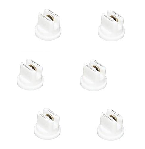 Pack of 6 - TeeJet Even Flat Spray Tip 80° Polymer w/SS Insert 0.80 GPM @ 40 PSI Farmer Bob's Parts TP8008EVS