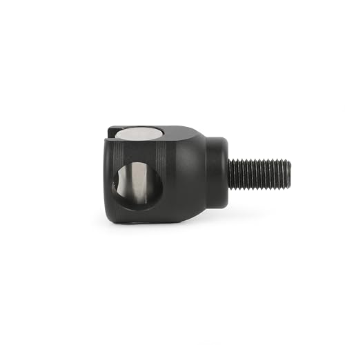 AMEYXGS Archery Bow Stabilizer for Compound Bow, 3K Carbon Fiber 6', 8', 10', 12' Rods, Damping System, Weights Kit, Single Side V-Bar Mount,Quick Disconnect (Quick Disconnect)