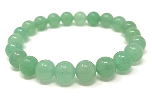 Bracelet perles aventurine verte AAA 12mm : le cadeau idéal et intemporel
