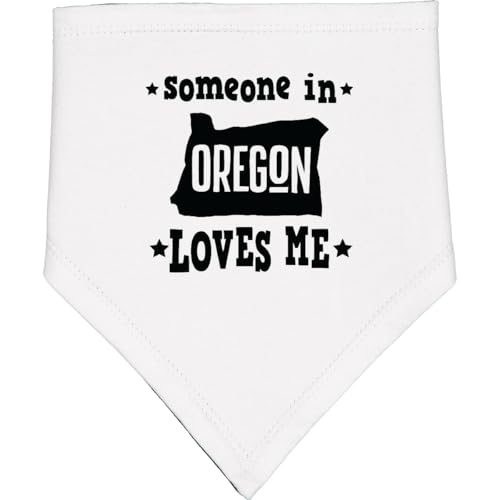 inktastic Someone in Oregon Loves Me Gift Baby Bandana Bib