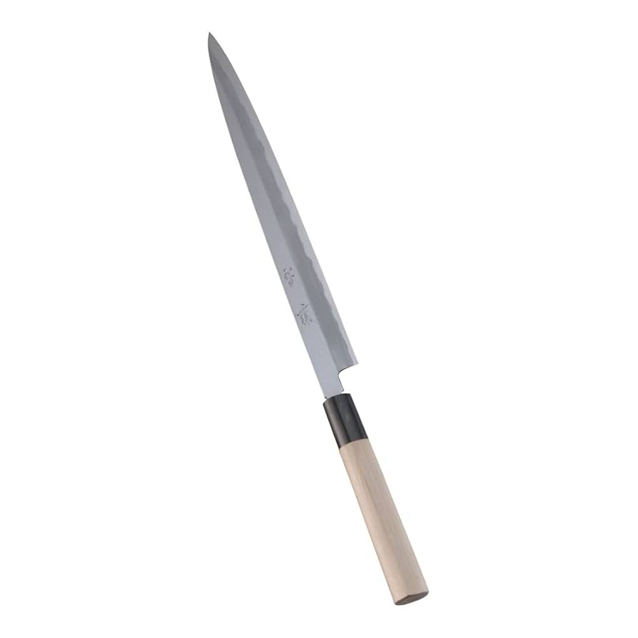 遠藤商事 業務用 雪藤 身卸 8寸 24cm 中霞玉白鋼