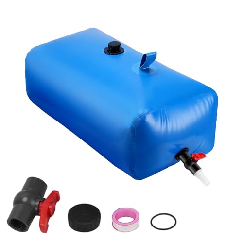 Faltbarer Wassertank 110 L/29 Gallonen mit verstärkten Griffen – Tragbarer Wassertank mit großem Fassungsvermögen für Dürrevorsorge, Brandschutz, landwirtschaftliche Bewässerung und Outdoor-Einsatz