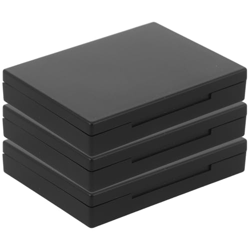 COLLBATH 3 Piezas Paleta Magnética de Sombra Vacía con Espejo y Tapa Abatible Organizador Portátil para Maquillaje Compacto con Compartimentos para Polvo Rubor y Lápiz Labial para Artistas