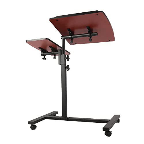 Lesolar Tavolino con Ruote per PC con Rotelle