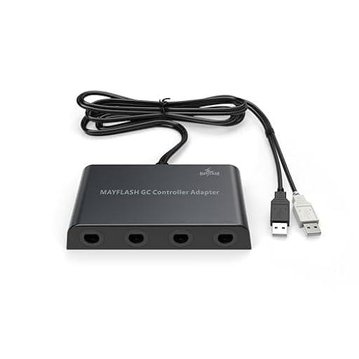 MAYFLASH Adaptador de Mando de Gamecube para Wii U, PC Windows y Switch/Switch 2, 4 Puertos | Ya disponible en tu tienda friki favorita! En mundofriki.es!