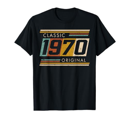 Classic 1970 Original Vintage Birthday Est 1970 Edition T-Shirt