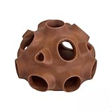 Casa de camarones para acuario: mini paisaje realista, refugio para cuevas de peces Betta, estructura de resina pintada a mano, base estable no tóxica, decoración de hábitat de tanque premium para sal