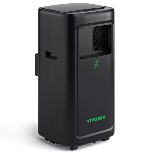 VIVOSUN Smart Klimaanlage 7000 BTU 4-in-1 Funktion mit Temperatur- & Feuchtigkeitssensor Intelligente Fernbedienung Ideal für Growzelte und Innenräume