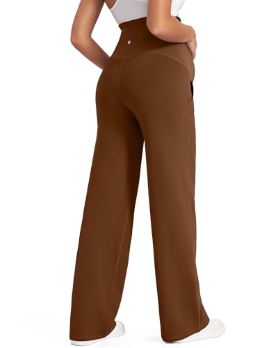  Fleece Lined Maternity Yoga Pants Winter Pregnancy Work Trousers - image 5
