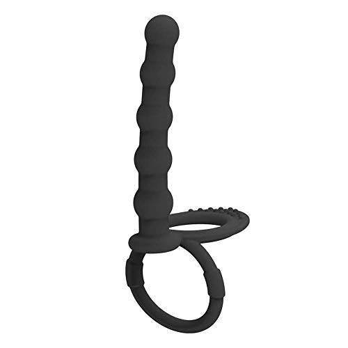 ARIRRA Silicone Dildo Double Prober Man Strap On Anal Dildo Anal Sex Toy for Men Prostate Massager