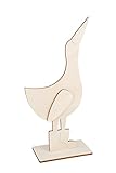 VBS Figurine à poser Oie Gandalf 4 parties 19.5x44.0 cm Bois de peuplier 6.0 mm...