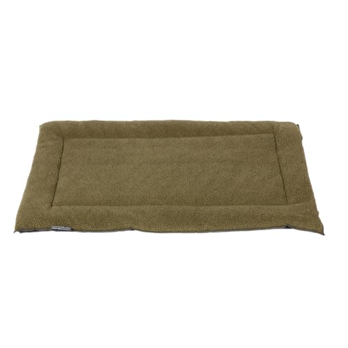 Matelas de cage pour chien vert olive pour un coin repos chaleureux