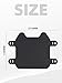 JFG Racing Front Number Plate for Electric Dirt Bike,Universal Plate Replacement for Ridstar Q20/Tutti Soleil 01/Surron Light Bee/Talaria Sting MX3 MX4 MX5/E Ride Pro/Super 73/X160/X260-Black