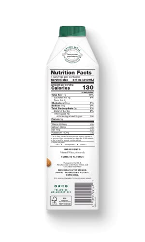 Elmhurst 1925 Unsweetened Almond Milk thumb #1