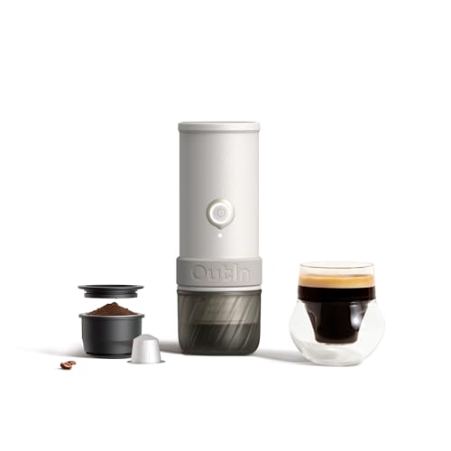 OutIn Mino Portable Electric Espresso Machine for Travel with Self-Heating