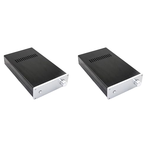 Booso 2X Carcasa del Amplificador, LM3886 el Chasis del Amplificador de Aluminio Carcasa del Amplificador de Audio DIY con de Corriente