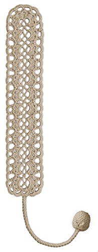 Symmetrical Crown Themed Handmade Crochet Bookmark With Color Options