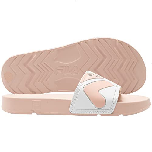 Chinelo Fila F-Beach, Feminino Rosa Claro/Branco 37