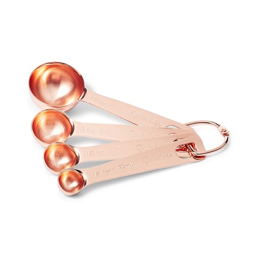 Sur La Table Copper Measuring Spoons, Set of 4
