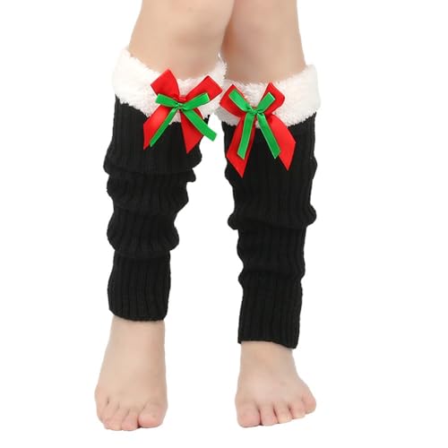 Meaunzyl Calentadores de piernas para mujer, calentadores largos de invierno de punto, calentadores de rodilla cálidos para niñas cálidas, calentadores de piernas para mujer, fiesta, regalo de