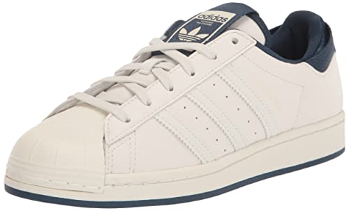 adidas Originals Superstar Skate Shoe, Chalk White/Hazy Blue/Crew Navy, 6 US Unisex Big Kid