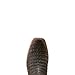 ARIAT Men's Futurity Finalist Narrow Cutter Toe Western Boot, Brushed Chocolate Caiman Belly