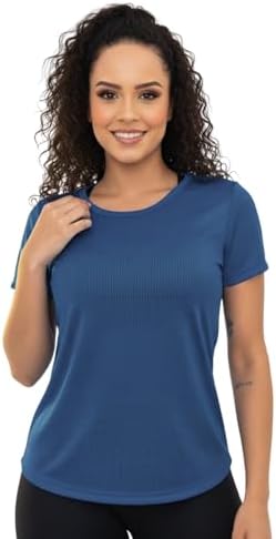 Camiseta DryFit Básica Secagem Rápida Respiravél Feminina Modella