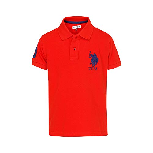 Image of U.S. Polo ASSN. Kids Polo T Shirt for Boys - 100% Cotton, Embroidered Logo, Short Sleeve, Boys Polo T Shirts