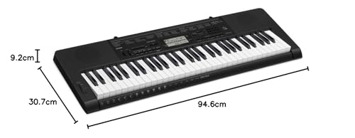 Image of Casio CTK-3500 61-Key Touch Sensitive Portable Keyboard with Carry Case (Black)