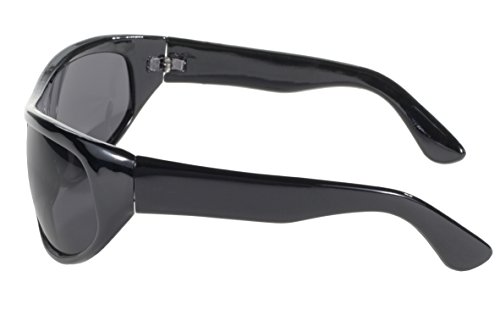 Pacific Coast Wrap Face Hugging Riding Glasses (Black Frame/Smoke Lens)4