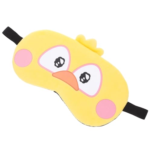 Antifaz Para Dormir Máscara De Ojos Ojo De Vapor Para Dormir Cinta Para Dormir Apagón Para Dormir Altavoz Almohada Ocultador Ojo De Viaje Bolsa De Maquillaje De Viaje Tela Yellow Healeved
