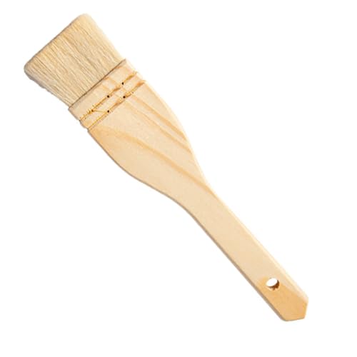 BESPORTBLE Basting Brush for Kitchen Wool Pastry Brush with Handle for Bbq Grilling Baking and Saucing Lightweight Easy to Hang Versatile Cooking Utensil