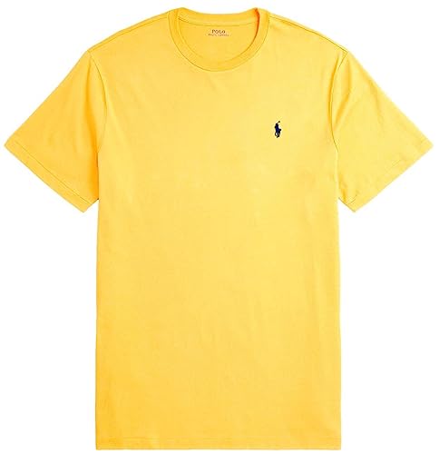 Image of POLO RALPH LAUREN POLO RALPH LAUREN Mens Crew Neck T-Shirt (XXL, GoldYellow)
