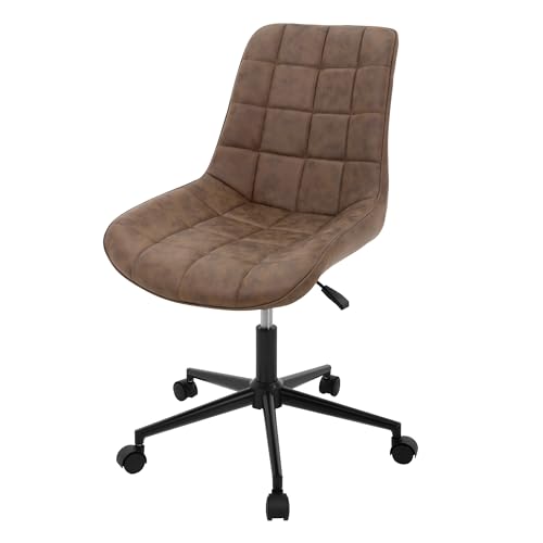 ML Design Silla de Oficina Marrón Asiento