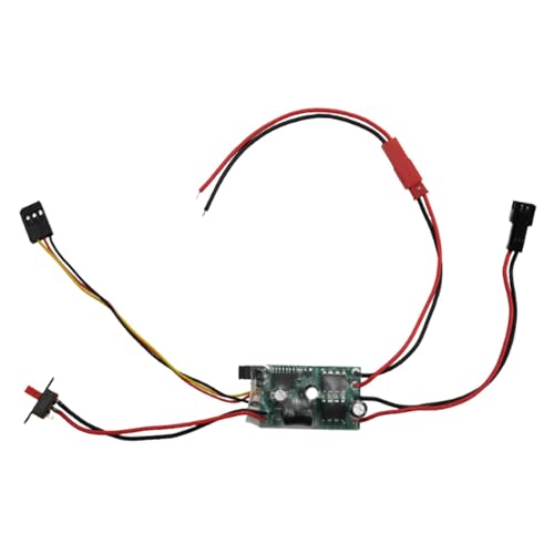 kowaku RC Brushed ESC with Brake Modification Accs Professional Upgrade Brushed Motor Spare Part for 1/18 1/12 Trucks Crawler, 30A