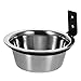 balacoo 3 Sets Wall Mounted Elevated Dog Bowl Wall Kitten Bowl Elevated Pet Feeder Dog Water Dispenser Hanging Pet Bowl Elevated Water Bowls Cat Food Basin Puppy Stainless Steel Dog Food