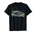 Famoso Vintage Art Cojín de pino en Aoyama Mt Fuji de Hokusai Camiseta