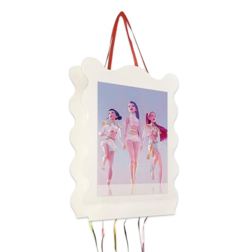 Piñata Huntrixx_K-pop 2 Cumpleaños Infantil – Varios Diseños para Niños y Niñas - 30x40cm