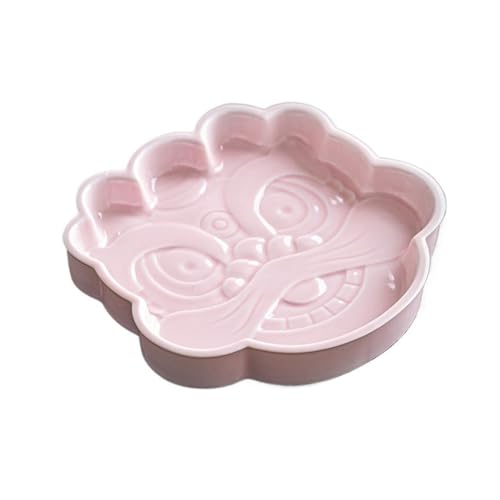 釉下彩 小さな四角い鉢 鍋敷き 陶器 スナック