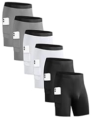 6 Pack: 2 Black 2 White 2 Grey