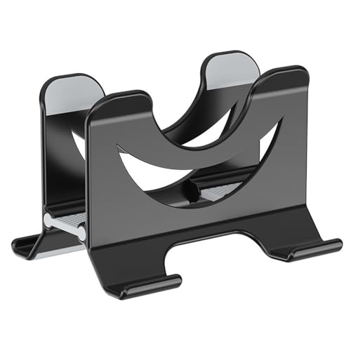 Support pour ordinateur portable plastique noir pour bureau de télétravail