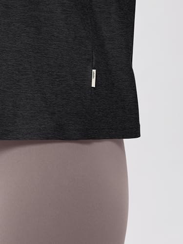 Image of ODODOS Women's Performance Cropped Tee Ultra Soft odSTRATUM Tech Short Sleeve Relaxed Top Crew Neck T-Shirts
