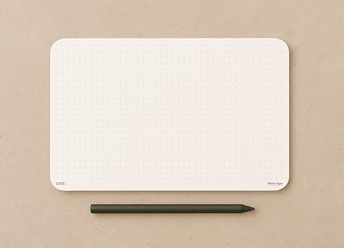 Image of CLEVER SIGNS A5 Dot Grid Notepad - 2 Pack (5.8 inch x 8.3 inch) - Medium Dotted Memo Desk Pads, Premium Paper with Cardboard Back Support - Mouse Pad Notepad, Ideal for Note-Taking, Planning, Sketching & Journaling