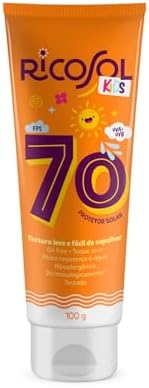 Ricosol Protetor Solar Kids FPS 70-100 g