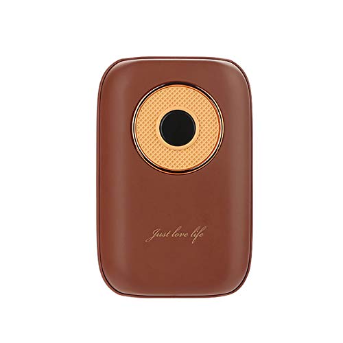 “N/A” Handwärmer Aufladen Retro Plattenspieler Form Anzeige Temperatur Doppelseitige Heizung Mobile Stromversorgung Geeignet Für