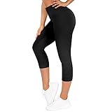 TNNZEET High Waist Leggings Damen Schwarz Leggins Blickdicht für Sport Gym