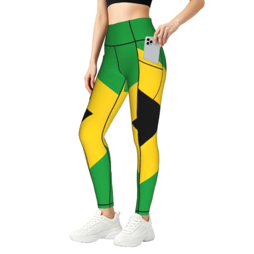 Pantalones de yoga de Jamaica para mujer leggings holgados de descanso