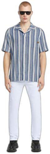 G-STAR Raw - Mens 3301 Slim Jeans, Color Paper White Gd Destroyed, Size: 34W x 34L3