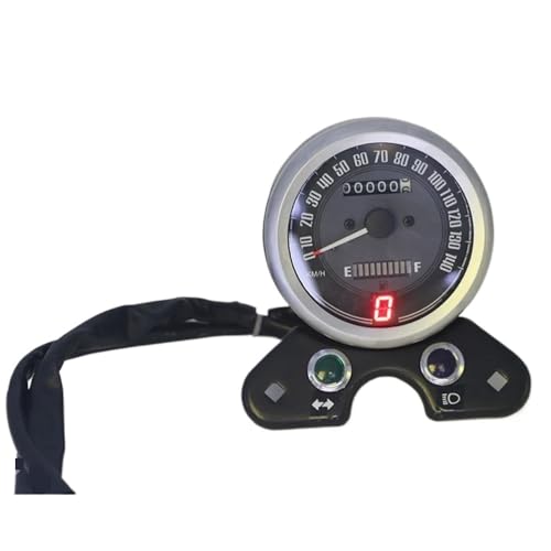 バイク走行距離計 オートバイレトロ走行距離計スピードメーター CG125 オイルゲージ シグナルライト 走行距離計 ギアディスプレイ USB用 充電器用