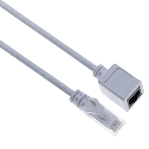 Keple Câble Ethernet RJ45 2 M Cat6 Mâle-Femelle Compatible Cat5 Cat5e PC Ordinateur Portable Routeur Modem Switch TV Imprimante Caméra CCTV – Câble...